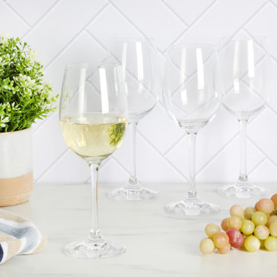 Martha Stewart Vivica 4-pc. White Wine Glasses