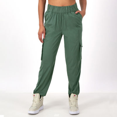 Champion Womens Mid Rise Woven Cinched Cargo Pant