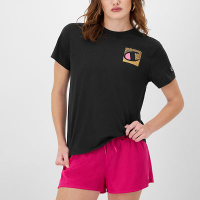 Champion Womens Crew Neck Short Sleeve T-Shirt