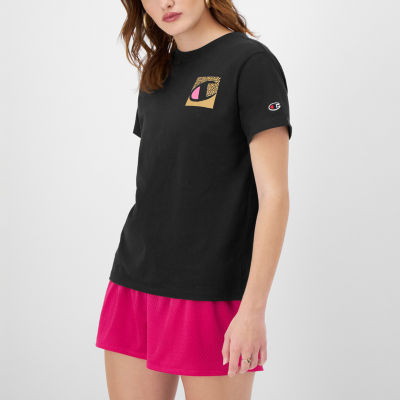 Champion Womens Crew Neck Short Sleeve T-Shirt