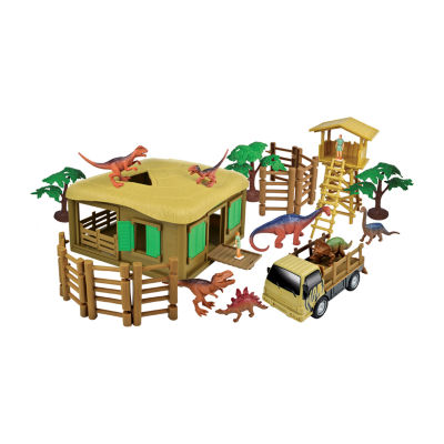 Red Box Dinosaur Figure Toy Playset