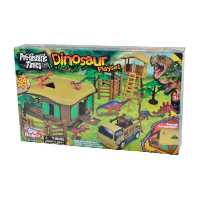 Red Box Dinosaur Figure Toy Playset