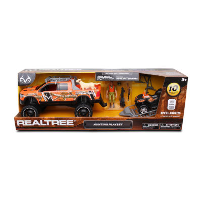 Realtree Hunting Playset Ram 1500 With Dog Toy Playset