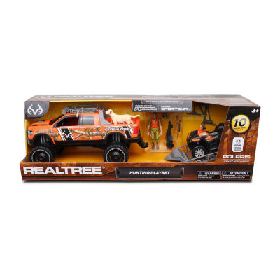 Realtree Hunting Playset Ram 1500 With Dog 10-pc. Toy Playset