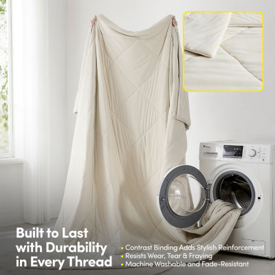 Sweet Home Collection Cooling Oversized All-Season Reversible Single Wrinkle Resistant Comforter