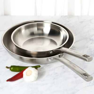 Jenny Martinez Stainless Steel 2-pc. Frying Pan Set