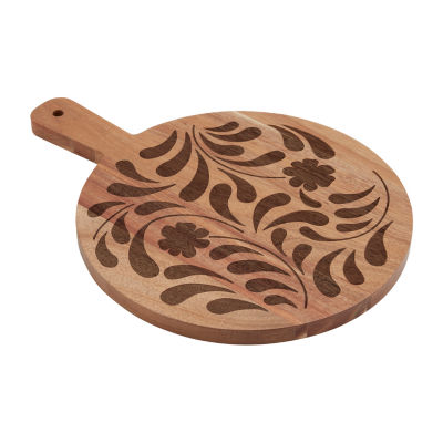 Jenny Martinez 10 inch Round Wood Serve Board