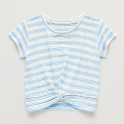 Thereabouts Little & Big Kid Girls Crew Neck Short Sleeve T-Shirt