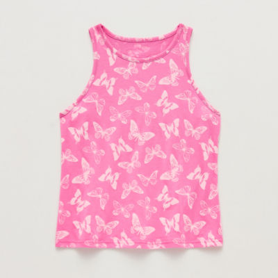 Thereabouts Little & Big Kid Girls Crew Neck Sleeveless Tank Top