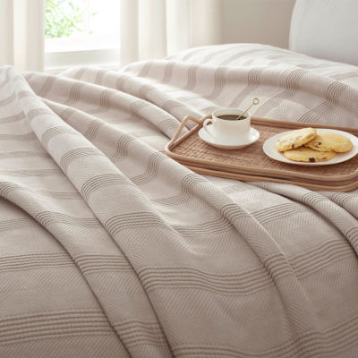 Vellux All Season Knit Cotton Collection Blanket