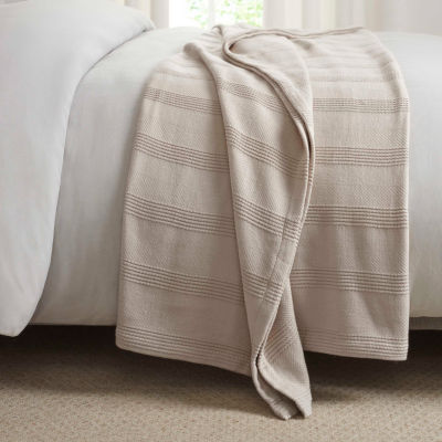 Vellux All Season Knit Cotton Collection Blanket