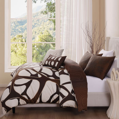 Bebejan Toffee Web 5-pc. Midweight Reversible Comforter Set