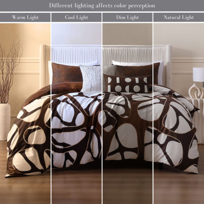 Bebejan Toffee Web 5-pc. Midweight Reversible Comforter Set