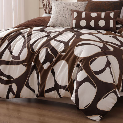 Bebejan Toffee Web 5-pc. Midweight Reversible Comforter Set