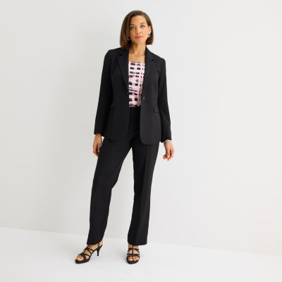 Black Label by Evan-Picone Long Sleeve Suit Jacket or Short Sleeve Blouse or Suit Pant