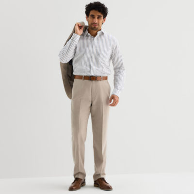 Stafford Coolmax All Season Ecomade Mens Classic Fit Flat Front Suit Pant