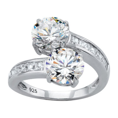 DiamonArt® Womens White Cubic Zirconia Sterling Silver - Main Image