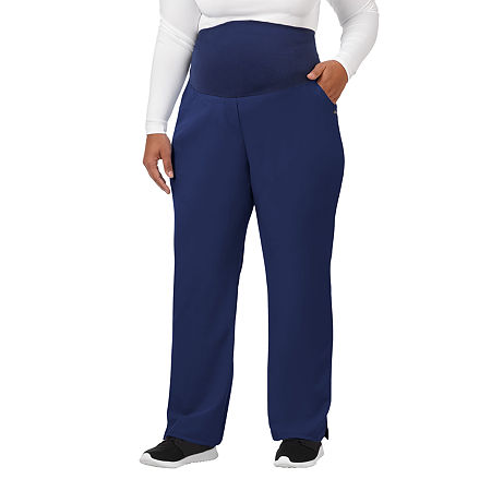 Jockey 2459 Womens Maternity Stretch Fabric Scrub Pants, Xx-large, Blue