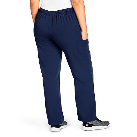 Jockey 2338 Drawstring Unisex Adult Plus Tall Scrub Pants, 3x-large, Blue