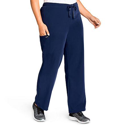 Jockey 2338 Drawstring Unisex Adult Plus Tall Scrub Pants, 3x-large, Blue