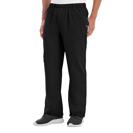 Jockey 2305 Mens Stretch Fabric Scrub Pants, Small, Black