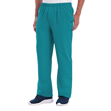 Jockey 2305 Mens Stretch Fabric Scrub Pants, Small, Blue