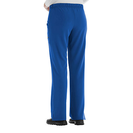 Jockey 2377 Womens Tall Stretch Fabric Scrub Pants, Medium Tall, Blue