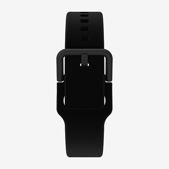 Itouch Air 3 40mm/Sport 3 Extra Interchangeable Strap Unisex Adult Black Watch Band Itspv2strrub-003