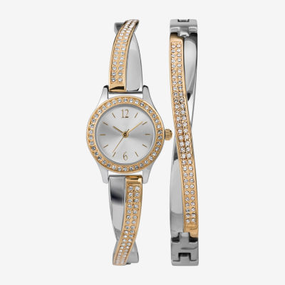 Timex Womens Gold Tone 2-pc. Watch Boxed Set Twg023800ji - JCPenney