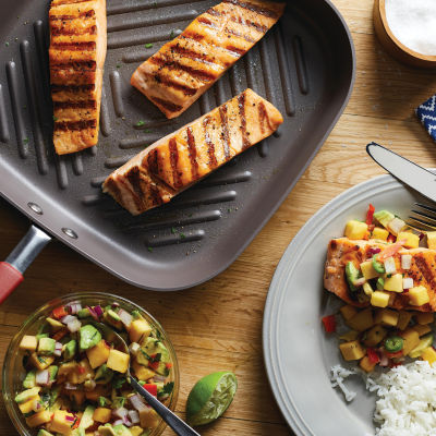 Cucina 11-inch Square Deep Grill Pan