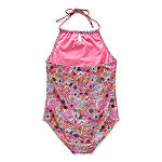 Thereabouts Little & Big Girls Floral One Piece Swimsuit