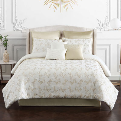 Riverbrook Home Tianna 9-pc. Midweight Embroidered Comforter Set
