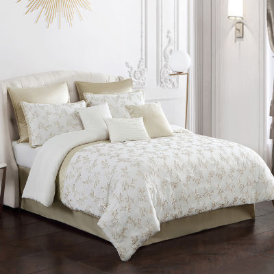 Riverbrook Home Tianna 9-pc. Midweight Embroidered Comforter Set