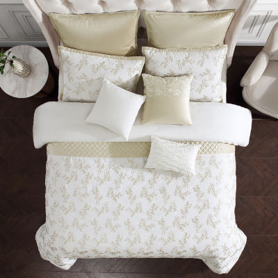 Riverbrook Home Tianna 9-pc. Midweight Embroidered Comforter Set