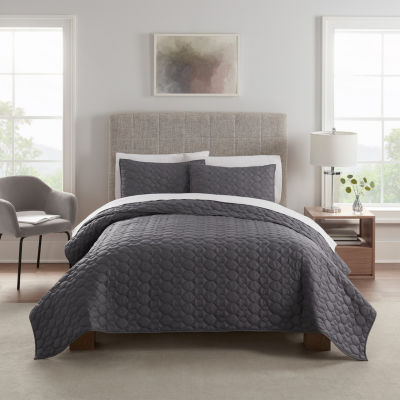 Serta Solid Quilt Set