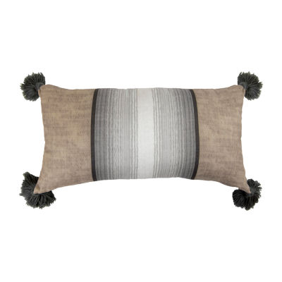 Donna Sharp Durango Weave Rectangular Throw Pillow, Color: Taupe Gray ...