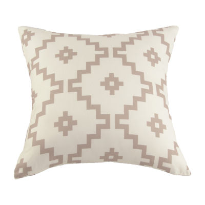 Your Lifestyle By Donna Sharp Mesquite Geo Tan Square Throw Pillows