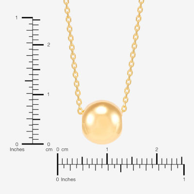 Made in Italy Womens 14K Gold Over Silver Round 2-pc. Jewelry Set