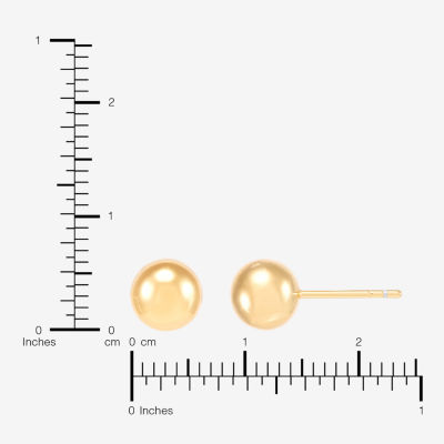 Made in Italy Womens 14K Gold Over Silver Round 2-pc. Jewelry Set