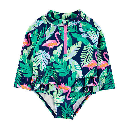 Carter's Baby Girls One Piece Swimsuit, 24 Months, Blue
