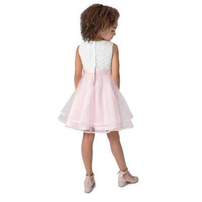 Rare Editions Toddler Girls Sleeveless Flower Girl Fit + Flare Dress