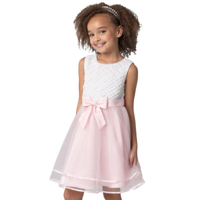 Rare Editions Toddler Girls Sleeveless Flower Girl Fit + Flare Dress