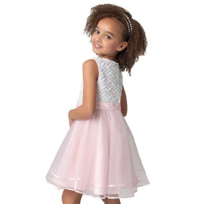 Rare Editions Toddler Girls Sleeveless Flower Girl Fit + Flare Dress