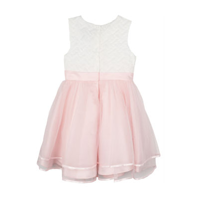 Rare Editions Toddler Girls Sleeveless Flower Girl Fit + Flare Dress