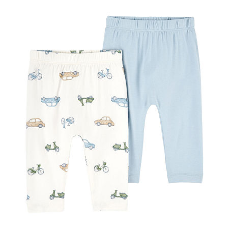 Carter's Purelysoft Baby Boys 2-pc. Straight Pull-On Pant, 3 Months, Blue