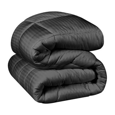 SUPERIOR® Striped All Season Plush Reversible Down Alternative Hypoallergenic Comforter