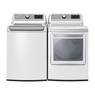 LG ENERGY STAR® 7.3 cu.ft. Super Capacity Smart Wi-Fi Enabled Gas Dryer