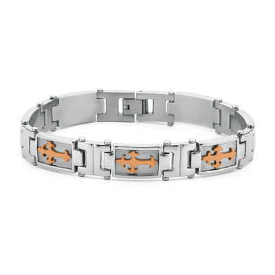 Men's Cross Bracelet Stainless Steel