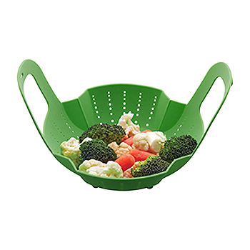 2 Pcs Silicone Steamer,Vegetable Steamer Basket Insert for