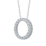 LIMITED TIME SPECIAL! Womens 1/10 CT. T.W. Genuine Diamond Sterling Silver Pendant Necklace